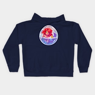 Mermaid in an Egg Kids Hoodie